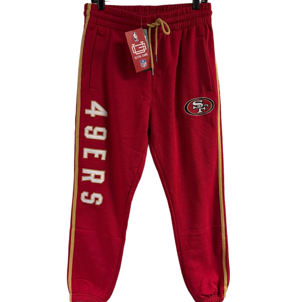 NWT NFL San Francisco 49ers Thick Knit Sweatpants Size M